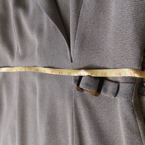 Talbots creme and brown Beautiful dress size 14p - Picture 8 of 8